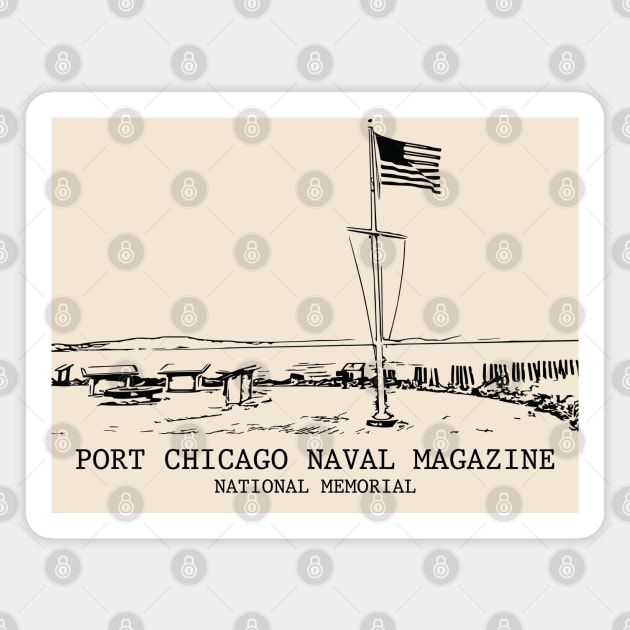 Port Chicago Naval Magazine National Memorial Magnet by Lakeric